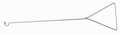 Haws Pull Rod, 28 In. Stainless Steel SP200