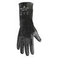Showa Chemical Resistant Gloves, 9, Black, PR 892-9