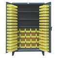 Strong Hold Super Duty Bin Cabinet, 36 in W, 78 in H, 24" D, 164 Bins 36-BBS-243