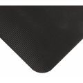 Wearwell Switchboard Mat, Black, 5 ft. L x 3 ft. W, Vinyl, Ribbed Surface Pattern, 5/8" Thick 720