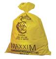 Zoro Select Chemo Waste Bags, 14 gal., Yellow, PK100 WYCB142233