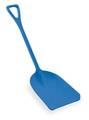 Remco Not Applicable Hygienic Square Point Shovel, Polypropylene Blade, 28 in L Blue Polypropylene Handle 69823