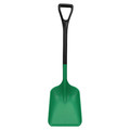 Remco #3 Not Applicable Industrial Square Point Shovel, Plastic Blade, 25 in L Black Polypropylene Handle 6892SS