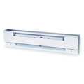 Dayton 96" Electric Baseboard Heater, White, 1800/2500W, 208/240V 4TM76