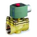 Redhat 110/50, 120/60 Brass Solenoid Valve, Normally Closed, 3/4 in Pipe Size 8210G009LF 120/60, 110/50