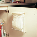 Zoro Select 1 gal Trash Bags Dispenser, 9 in x 12 3/4 in, White BGRS004001