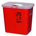 Covidien Sharps Container, 2 Gal., Rotor Lid, PK5 SRR0100970