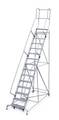 Cotterman 192 in H Steel Rolling Ladder, 15 Steps, 450 lb Load Capacity 1515R2642A1E20B4C1P3