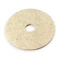 3M Burnishing Pad, 20 In, Tan, PK5 3500