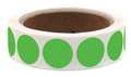 Zoro Select Blank Dot Label Green 1"W, Pk1000 3VCN6
