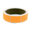 Zoro Select Blank Square Label Orange 1"W, Pk500 3VCR4