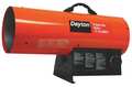 Dayton Torpedo Portable Gas Heater, Liquid Propane, 70,000 to 125,000 BtuH 3VE57