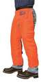 Delta Plus Chainsaw Chaps, Orange, Nylon, 24 in to 50 in Waist Size, 39 in Length WELJE94239