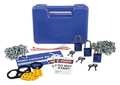 Brady Portable Lockout Kit, Filled, Alike LK042B-BLUE