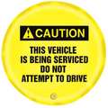 Accuform Caution Sign, 24" H, 24" W, English, KDD738 KDD738