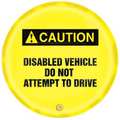 Accuform Caution Sign, 24" H, 24 in W, Vinyl, English, KDD739 KDD739