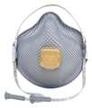 Moldex R95 Disposable Respirator w/ Valve, M/L, Gray, PK10 2940R95