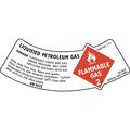 Electromark Chemical Label, 2 1/4 in Height, 6 in Width D173N