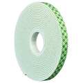 3M 3M 4032 Double Coated Foam Tape 1.5" x 5yd, White 4032