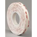 3M 3M 4952 VHB Tape 0.5" x 5yd, White, 45 mil 4952