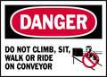 Brady Danger Label, Instruction, 5 In. W, PK5, 86256 86256