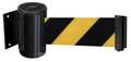 Tensabarrier Belt Barrier, Black, Belt Yellow/Black 896-STD-33-MAX-NO-D4X-C