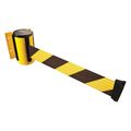 Tensabarrier Belt Barrier, Yellow, Belt Yellow/Black 896-STD-35-MAX-NO-D4X-C