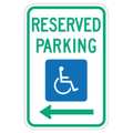 Lyle Reserved Parking Parking Sign, 18" x 12, FD01L FD01L