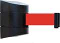 Tensabarrier Belt Barrier, Black, Belt Color Red 897-30-S-33-NO-R5X-C