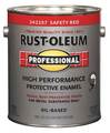 Rust-Oleum Interior/Exterior Paint, Glossy, Oil Base, Safety Red, 1 gal 242257