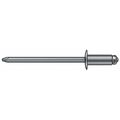 Stanley Engineered Fastening Blind Rivet, Dome Head, 1/8 in Dia., 1/4 in L, Aluminum Body, 500 PK AD42BS201