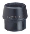 Halder Simplex Hammer Tip, 1 3/16 In, Medium, Black 3202030