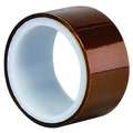 3M Film Tape, Polyimide, Amber, 1/2 In x 5 Yd 5413