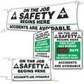 Accuform Safety Scoreboard, Glossy FNSH, Vinyl, PK4 MSK410