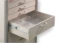 Metro Plastic Drawer Divider Kit for Medical Carts, Clear, 1/2 in W, 5 1/2 in H MBC116