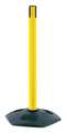 Tensabarrier Receiver Post, 38 In H, Yellow 886-35-RCV