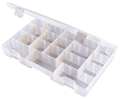 Flambeau Adjustable Compartment Box with 35 compartments, Plastic, 1 15/16 in H x 8-3/16 in W T5007AT