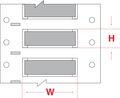 Brady Write On Gray Wire Marker Sleeves, PermaSleeve(R) Polyolefin, PS-250-2-GY PS-250-2-GY