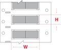 Brady Write On Gray Wire Marker Sleeves, PermaSleeve(R) Polyolefin, PS-500-2-GY-S-2 PS-500-2-GY-S-2