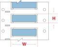 Brady Write On Blue Wire Marker Sleeves, PermaSleeve(R) Polyolefin, PS-375-150-BL PS-375-150-BL