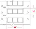 Brady Write On White Wire Marker Sleeves, PermaSleeve(R) Polyolefin, HX-750-2-WT-3 HX-750-2-WT-3