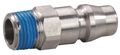 Speedaire Coupler Plug, (M)NPT, 1/4,304 SS 30E582