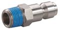 Speedaire Coupler Plug, (M)NPT, 1/4,304 SS 30E564