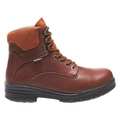 Wolverine Size 8-1/2 Men's 6 in Work Boot Steel Work Boot, Brown W03120