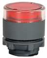 Dayton Illuminated Push Button Operator, 22 mm, Red 30G125