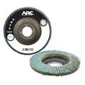 Arc Abrasives 4-1/2" x 7/8" Hard Edge SZA Flap Disc, 40 Grit 10824AF