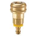 Parker Coupler Body, Brass, Push On, 50 cfm B34-5BP