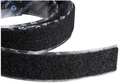 Velcro Brand Reclosable Fastener, Rubber Adhesive, 75 ft, 1 in Wd, Black 120158