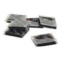 Velcro Brand Reclosable Fastener Shape, Square, Acrylic Adhesive, 2 in, 2 in Wd, Black, 50 PK G2X2K72