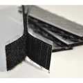 Velcro Brand Reclosable Fastener, Rubber Adhesive, 4 in, 1 in Wd, Black, 50 PK 1X4KIHLM